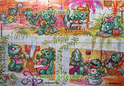Superpuzzle Dapsy Dino Family (1997)