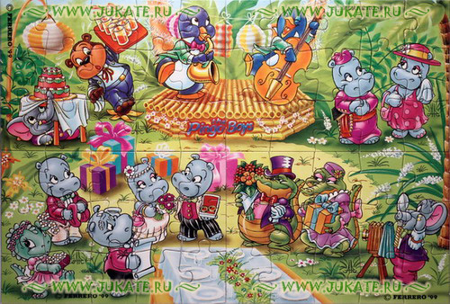 Superpuzzle H.Hippo Hochzeit (1999)