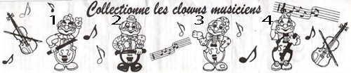 Jacquot / Collectionne les clowns musiciens   