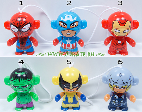 Kinder Surprise Wonder Woman Marvel Super Heroes Twisthead Toy Figure 